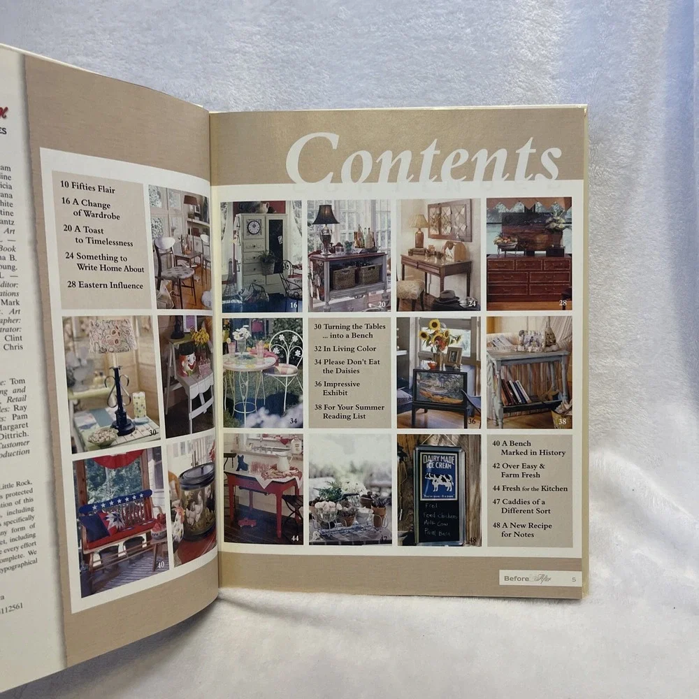 Flea Market Finds Before & After Home Decorating‎ Makeover Leisure Arts Book